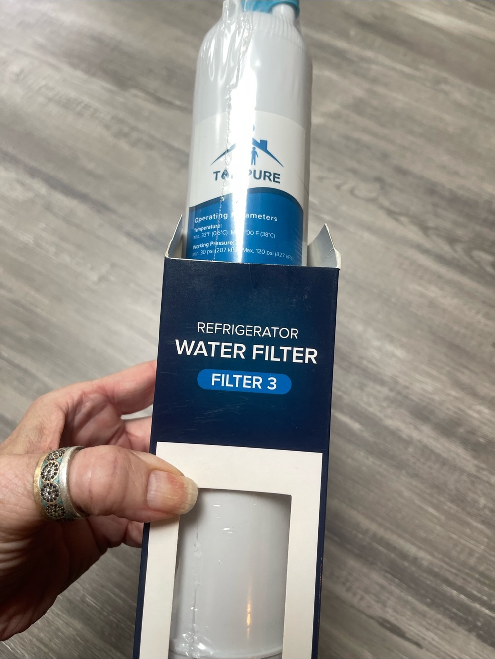 Refrigerator Water Filter — White (Filter 3) by Top Pure